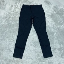 Mario Serrani Textured Pull-On Pants Black M/M NWT 6619