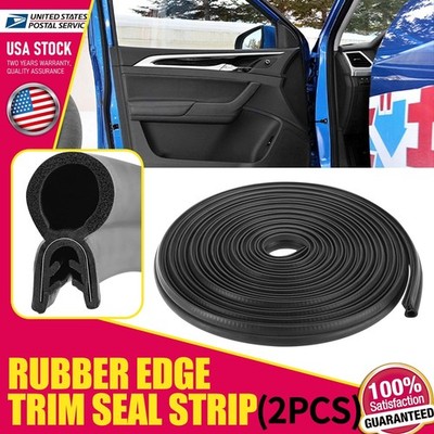 Rubber U Channel Edge Trim, Door Edge Seal Strip, Rubber Edge Trim Fit for car