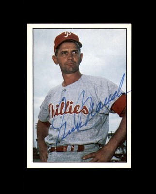 Gene Mauch Signed 1981 TCMA The 60s Philadelphia Phillies Autograph