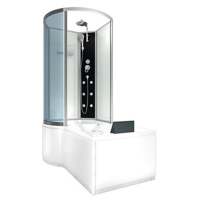 AcquaVapore Whirlpool Wanne Duschtempel Dusche Duschkabine K50-R00-WP 170x98cm 