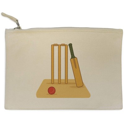 Canvas-Clutch/Zubehörkoffer 'Cricket Pitch Essentials' (CL00044878)