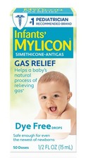 Mylicon Infant Drops Anti-Gas Relief Drops Dye Free Formula Natural 0.5 Oz