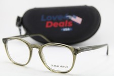NEW GIORGIO ARMANI AR 7074 5894 CLEAR GREEN A...