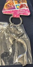 Disney Ariel Little Mermaid Pewter Key Chain-NEW