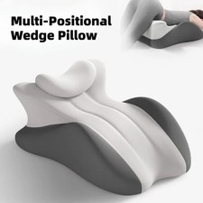 Memory Foam Wedge Pillow for Body Pain Relief Ergonomic Multi-Position Support