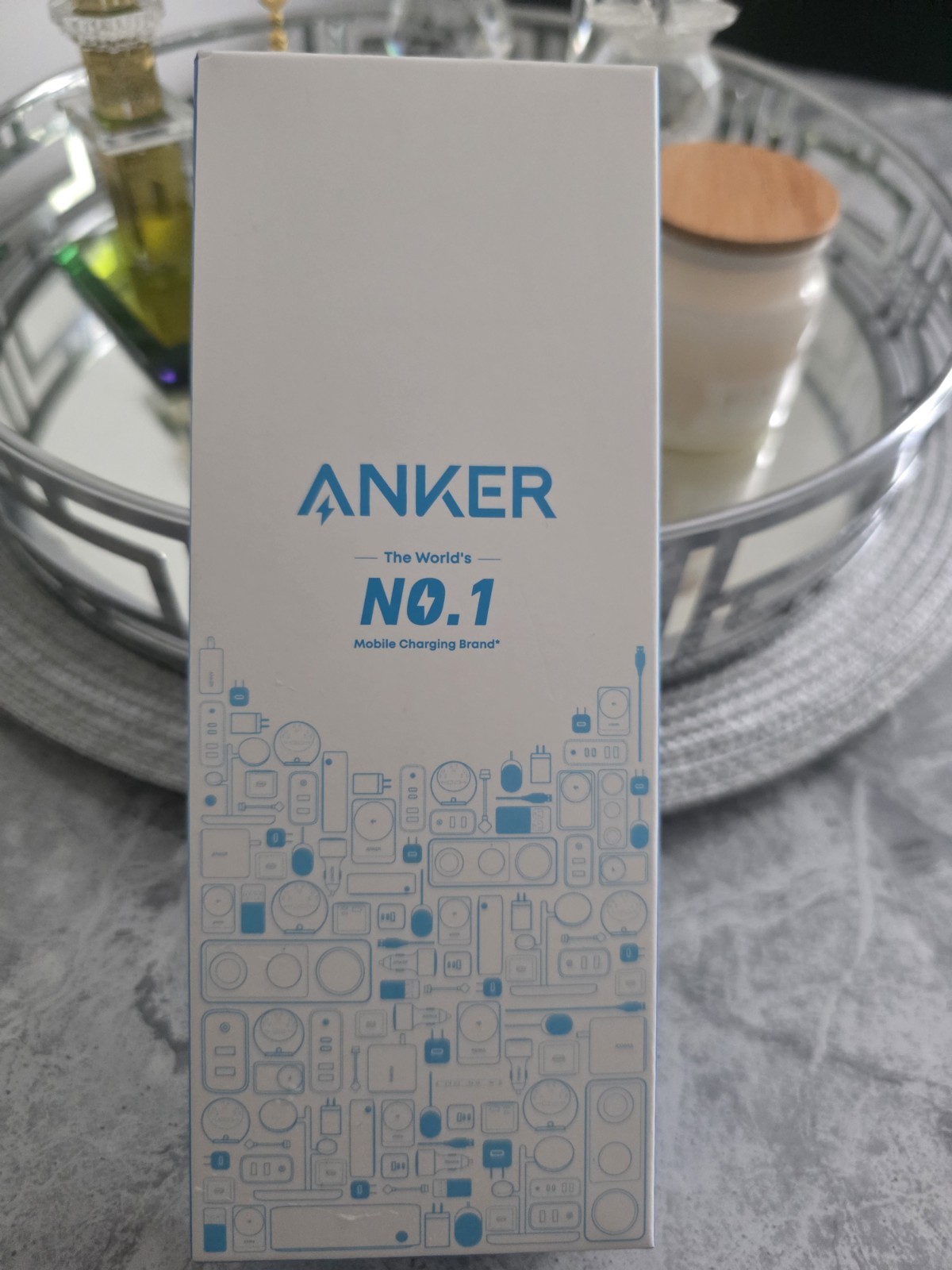 Anker Power Bank 10000mAh 30W High-Speed Portable Charger Built-In Cable