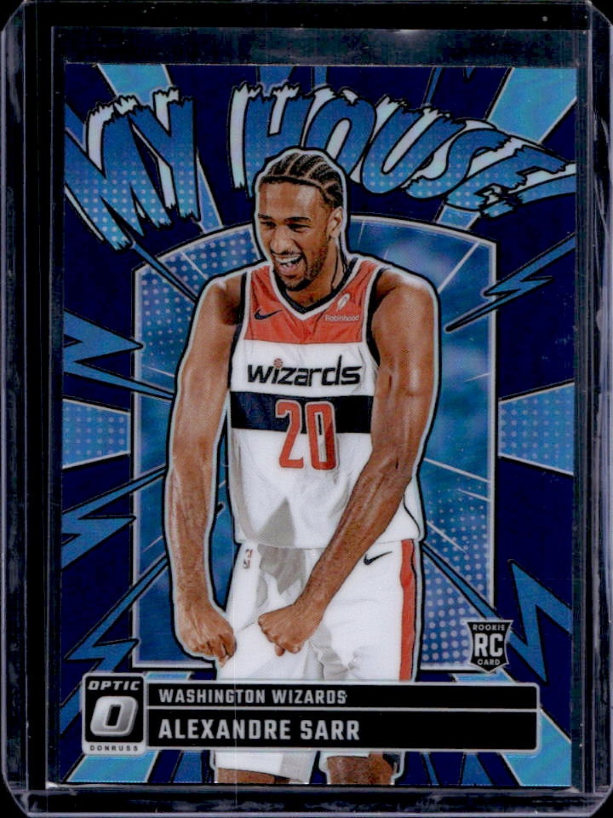 2024-25 Donruss Optic Alexandre Sarr My House RC Purple #9 Wizards