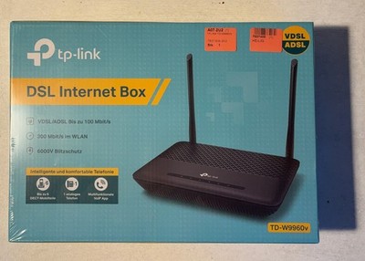 TP-LINK ADSL Internet Modem Router in ungeöffneter OVP