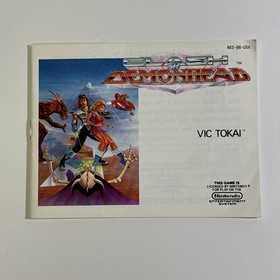 COMPLETE Clash at Demonhead NES Game, RARE Bump&rsquo;n&rsquo;Jump Insert, Manual, Box