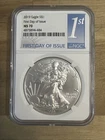 2019 Silver Eagle FDOI NGC MS 70