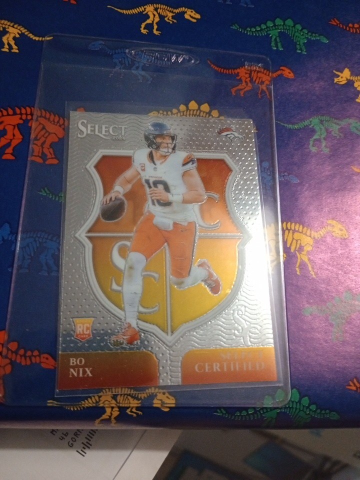 2024 Panini Select - Select Certified Rookies Bo Nix #4 (RC) Color Match