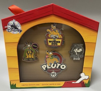 2020 Disney Pin Pluto 90th Anniversary 90 Years LE 2300 Disney 4 Pin Set