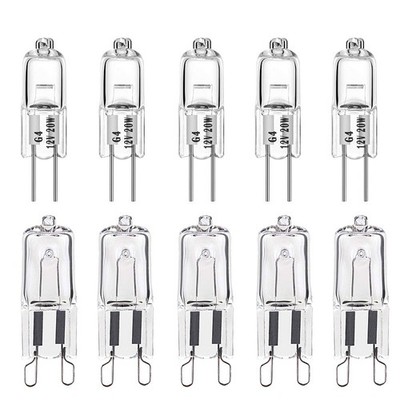 10 Stk G4 G9 Halogenlampe 5W 10W 20W 25W 40W 60W Warmweiß Leuchtmittel Birne LED
