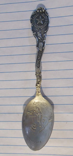 VINTAGE STERLING SILVER SOUVENIR SPOON TEXAS 5.5"