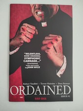 ORDAINED #1 JORGE FORNES 1st PRINT COVER-A VARIANT BAD IDEA OPTIONED TV HOT!