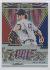 2021 Panini Prizm Fearless Red White & Blue Prizm Gerrit Cole #FR-18 4s2