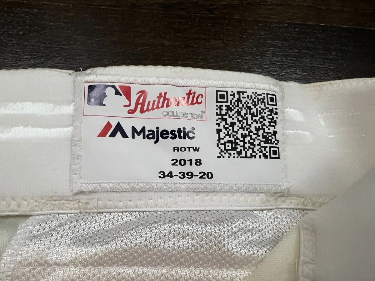 Pantalon Baseball Majestic Premier – Gris/bleu – Taille XL – Coupe Décontractée – Homme