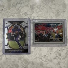 LAMAR JACKSON 2022 PANINI SELECT/2024 ZENITH LOT BALTIMORE RAVENS NFL