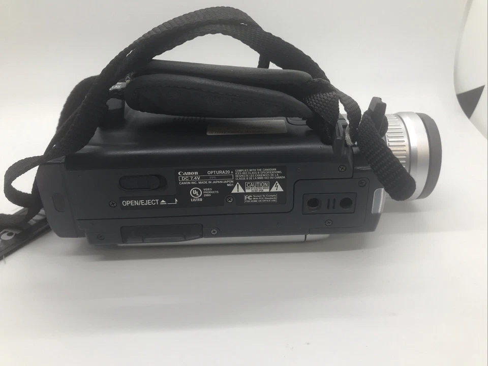Canon Optura20 MiniDV Digital Video Camera Camcorder  *UNTESTED* - Image 3 of 4