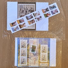 La Poste lot 2 blocs timbres France Nouvel An chinois Année de la chèvre
