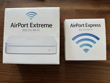 Apple Airport Extreme 802.11n  AND  Apple Airport Express 802.11n