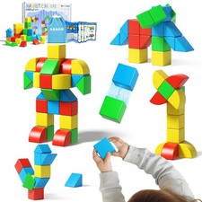 Magnetic Blocks for Toddlers, 1.34 inch 36PCS Kids Building Toys, Creative St...