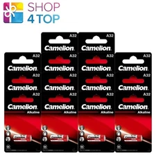 14 Camelion Lr32A Alkaline Batteries A32 9V No Mercury Cadmiuim NEW