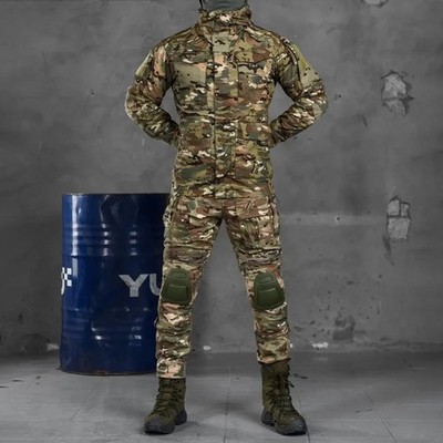Men's demi-season suit G2 Jacket + Pants with Knee Pads / Field uniform rip-  