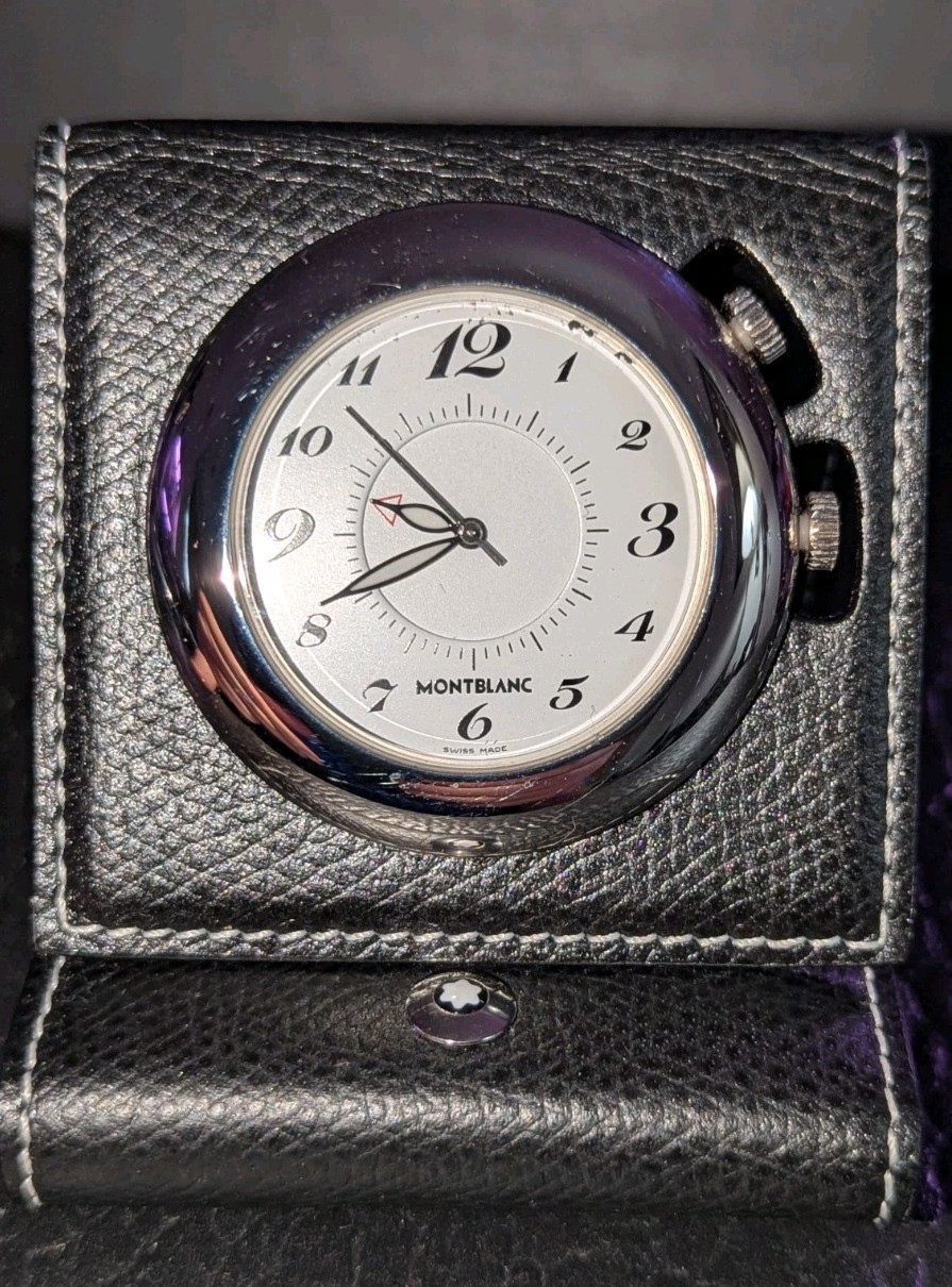 Montblanc Travel Alarm Clock 7056 photo