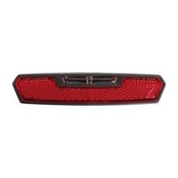 "Axa E-Bike-RüCklicht \"Juno\", 80 Mm, 6-12V, FüR GepäCkträGer, Rot/Schwarz"