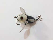 Heddon Tiny Crazy Crawler BWH Old Vintage Lure Triple Eyes Used