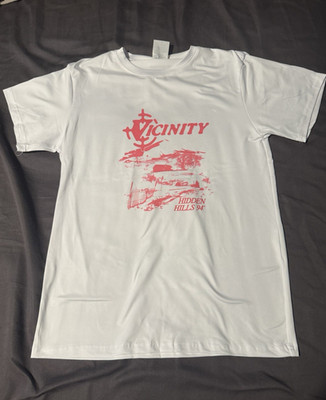 Vicinity Hidden Hills 94 Graphic Men's T-Shirt Crew Neck Short Sleeve White S