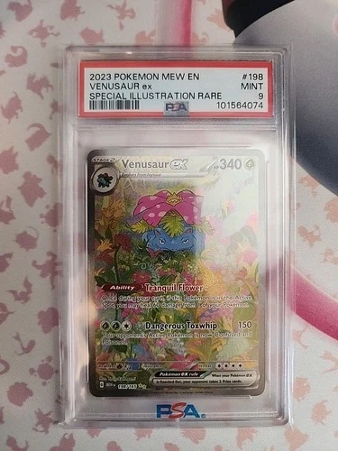 PSA 9 Venusaur ex Special Illustration Rare 2023 Mew