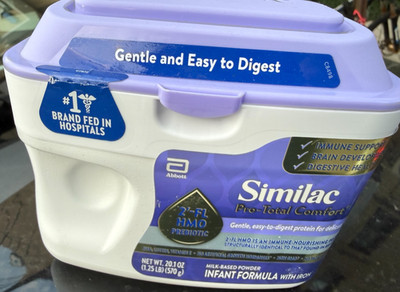 Lot of 5 tubs  Similac Pro-Total Comfort 20.1 oz EXP: free shipping