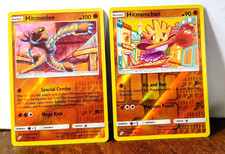 POKEMON HITMONLEE 73/181 HITMONCHAN 74/181 REVERSE HOLOS TEAM UP TOMOKAZU KOMIYA