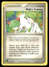 Wally's Training 89/100 Uncommon Sandstorm Pokemon Moderately Played