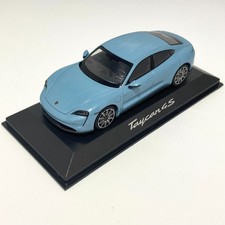 Porsche Taycan 4s Frozen Blue In Scale 1:43 By Minichamps | WAP0207810L