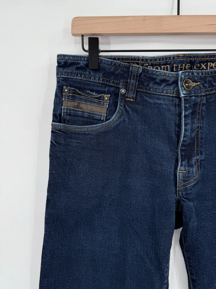 Prana Jeans Mens 32x32 Blue Bridger Pants Straight Fit 5-Pocket Outdoors Hiking - Image 3 of 4