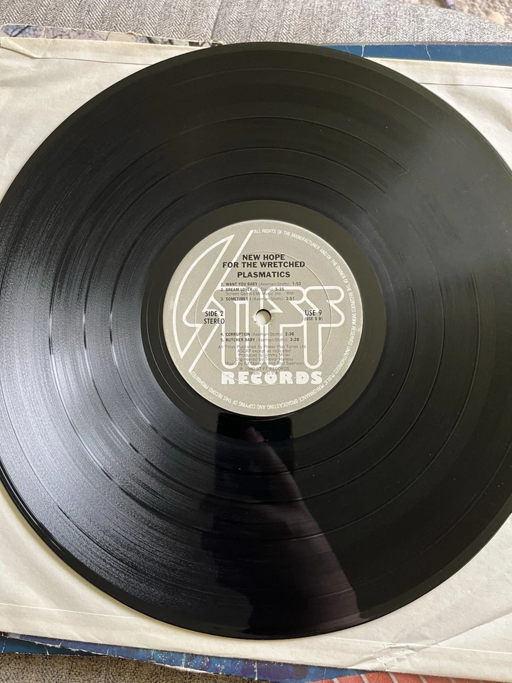 Plasmatics - New Hope For The Wretched LP 1980 USA Stiff Records - Imagem 4 de 4