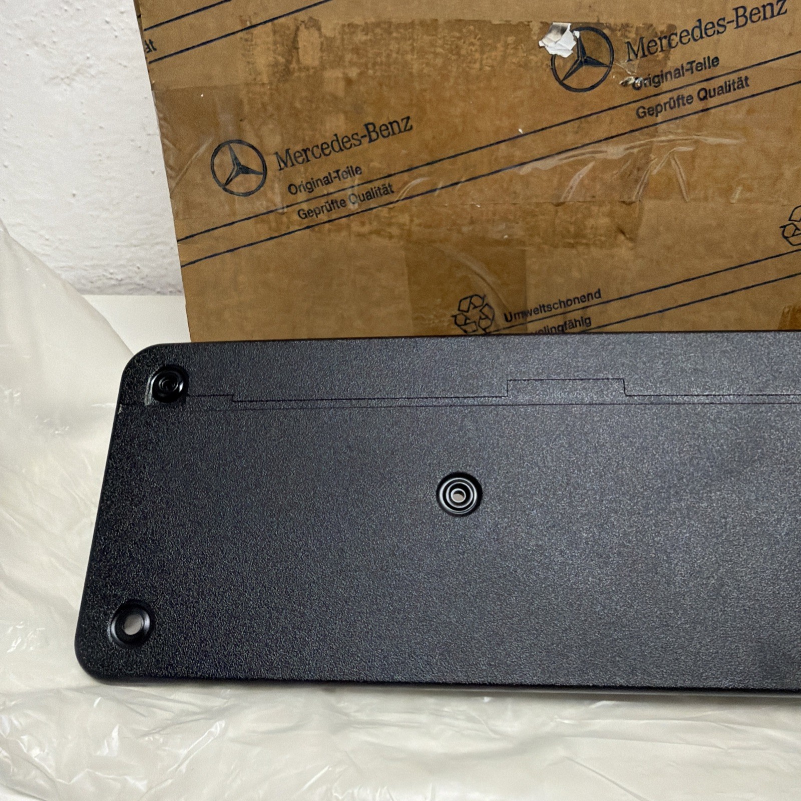 Mercedes R230 Sl Portatarga Paraurti Anteriore Nero OEM A2308850081 9051 - Miniatura 4