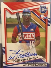 Welbyn Francisca 2022 Elite Extra Edition Signatures Autograph Auto Guardians 