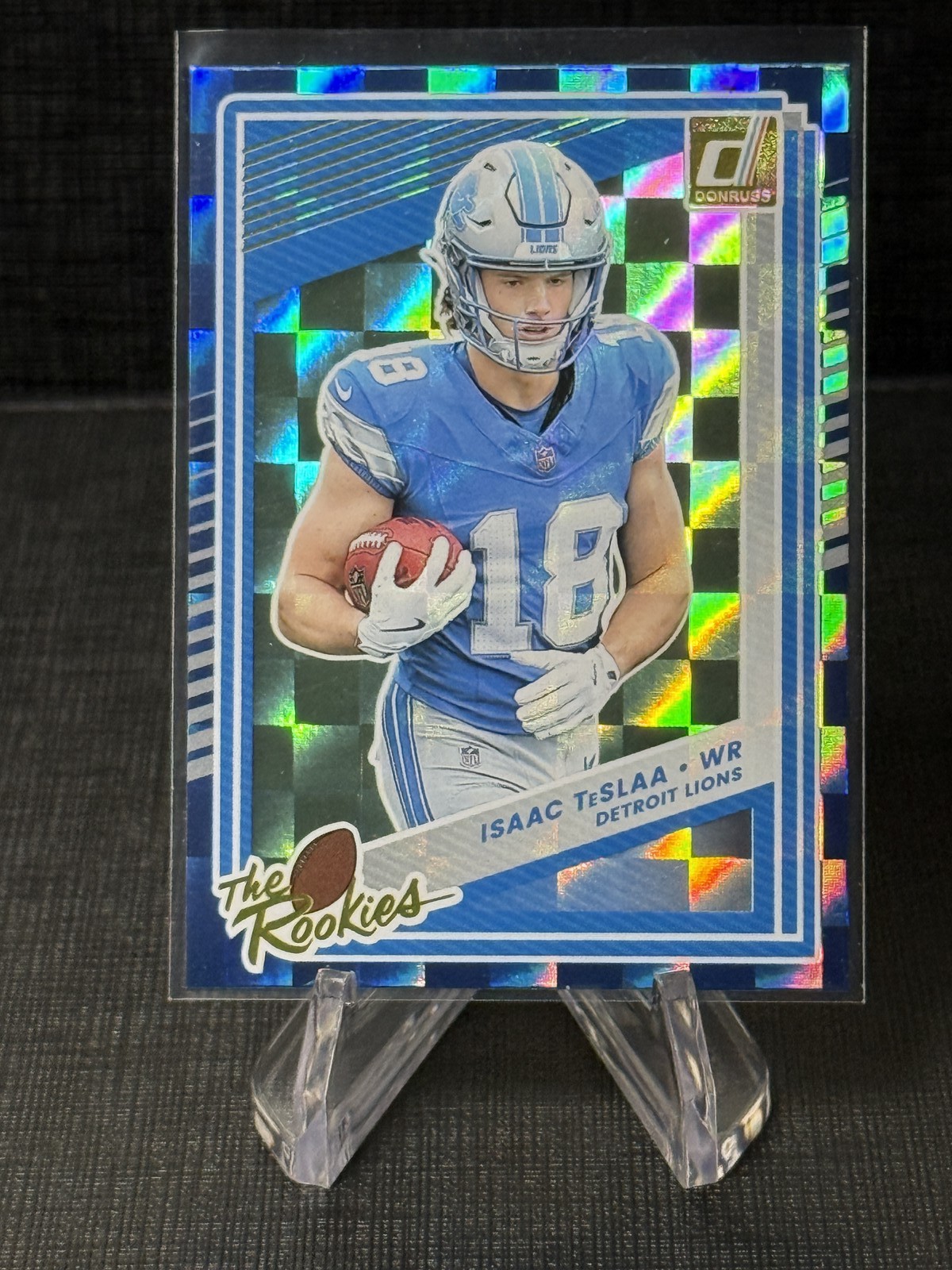 2025 Panini Donruss The Rookies Isaac TeSlaa #35 RC Football