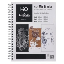 Mixed Media Sketchbook 9x12 Pad 30 Sheets