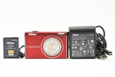  Almost MINT Nikon COOLPIX S640 Red 12.2MP 5x Compact Digital Camera from Japan
