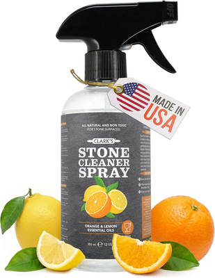 #ad CLARK#x27;S Stone amp; Quartz Cleaner Countertop with Microfiber Cloth Citrus Scent $28.42