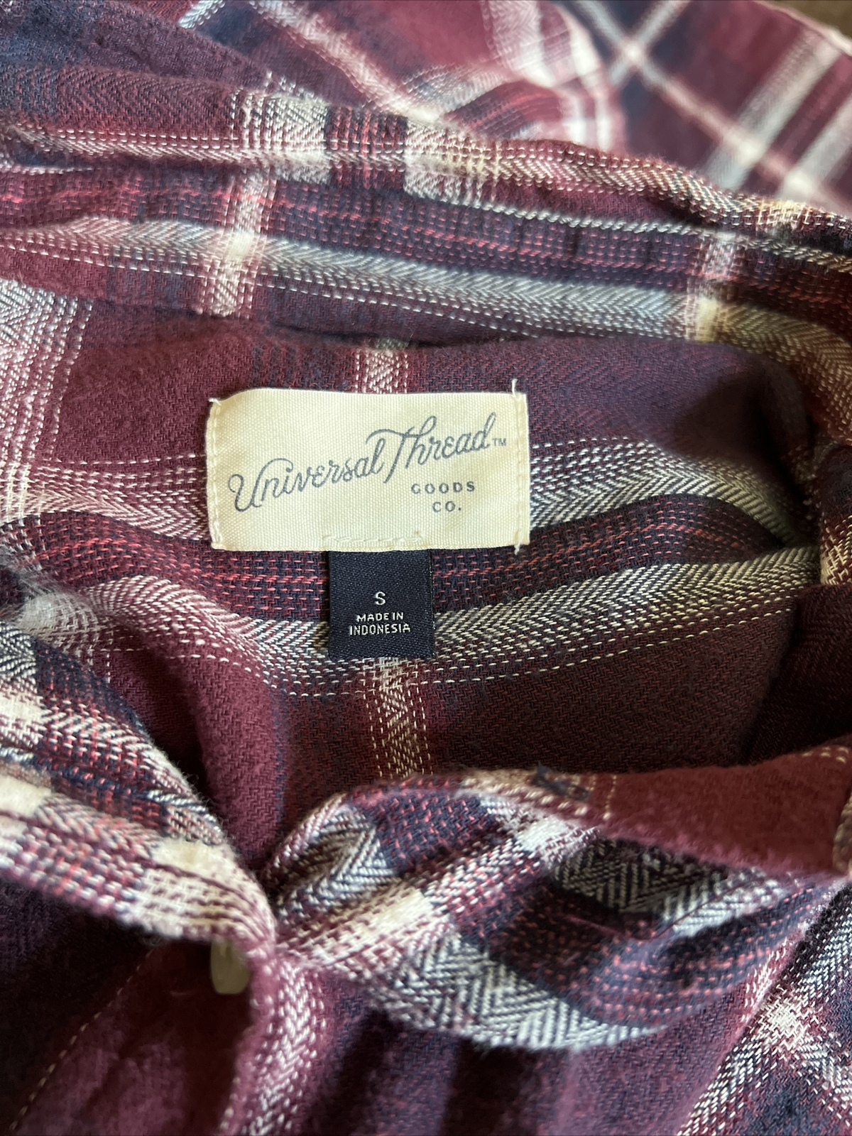 Universal Thread Womens Small Button Up Flannel S… - image 10