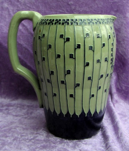 Rarer alter Keramik Krug Richard Riemerschmid Jugendstil um 1903 - Bild 1 von 8