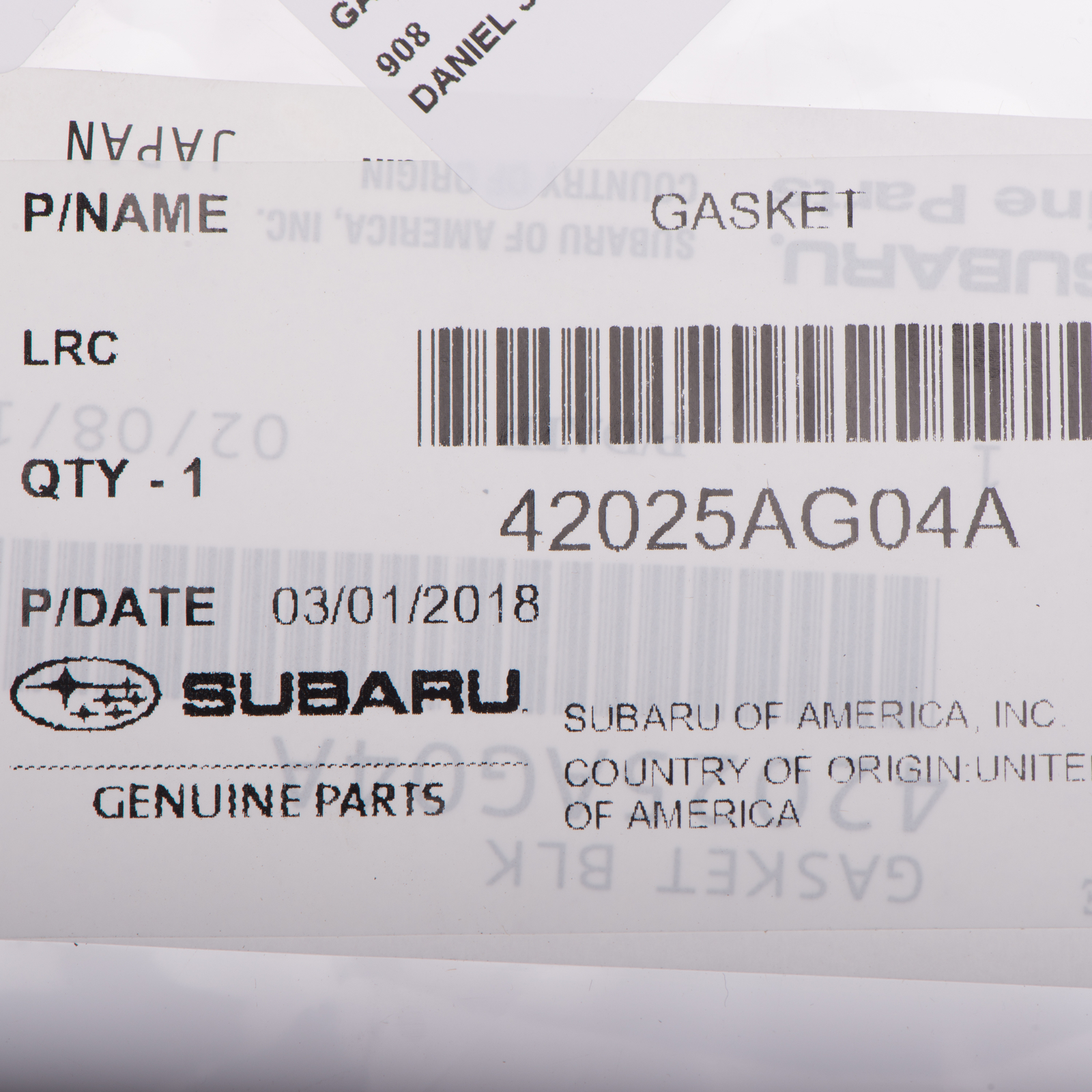 OEM 20052014 Subaru Fuel Pump Tank Gasket Legacy Outback Tribeca NEW