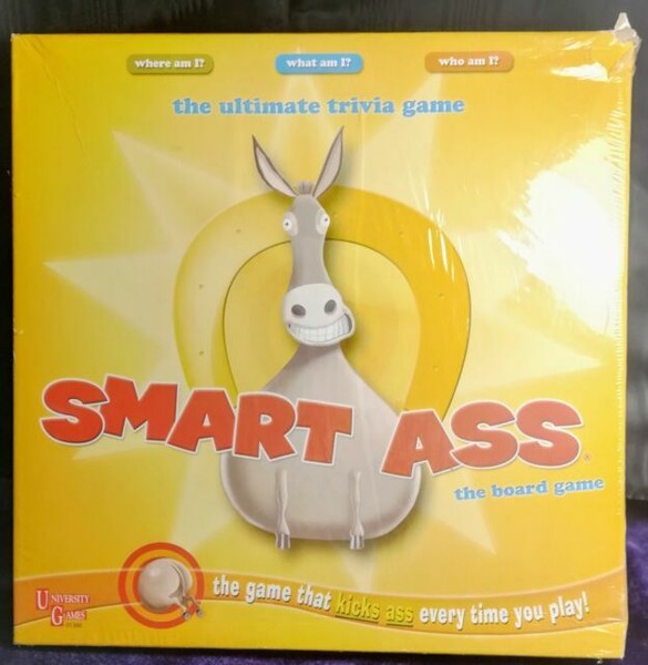 Smart Ass Trivia Board Game Factory 2011 University Games For Sale 