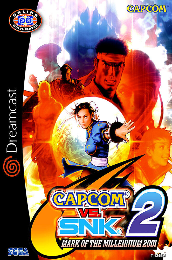 Capcom VS SNK 2 Sega DreamCast BOX ART Premium POSTER MADE Capcom VS SNK 2 Sega DreamCast BOX ART Premium POSTER MADE